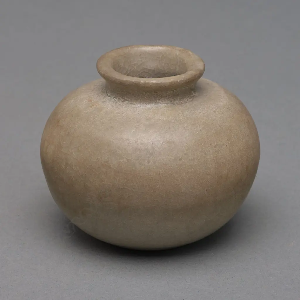 Stoneware jarlet – Sawankhalok - 15thC, Image 1++